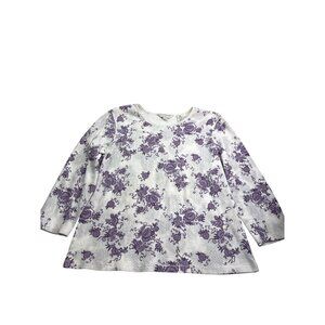 Vintage Y2K Covington Womens XL (18) Floral Print Stretch Lightweight Sweater